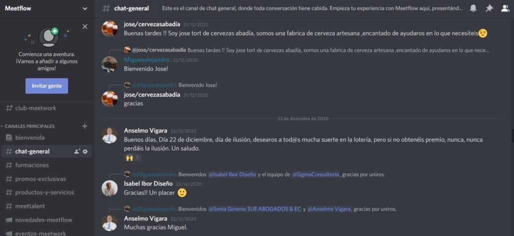 Networking Discord