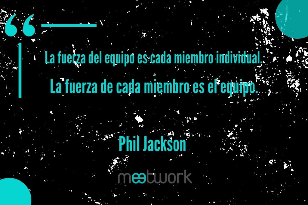 La fuerza del equipo es cada miembro individual. La fuerza de cada miembro es el equipo